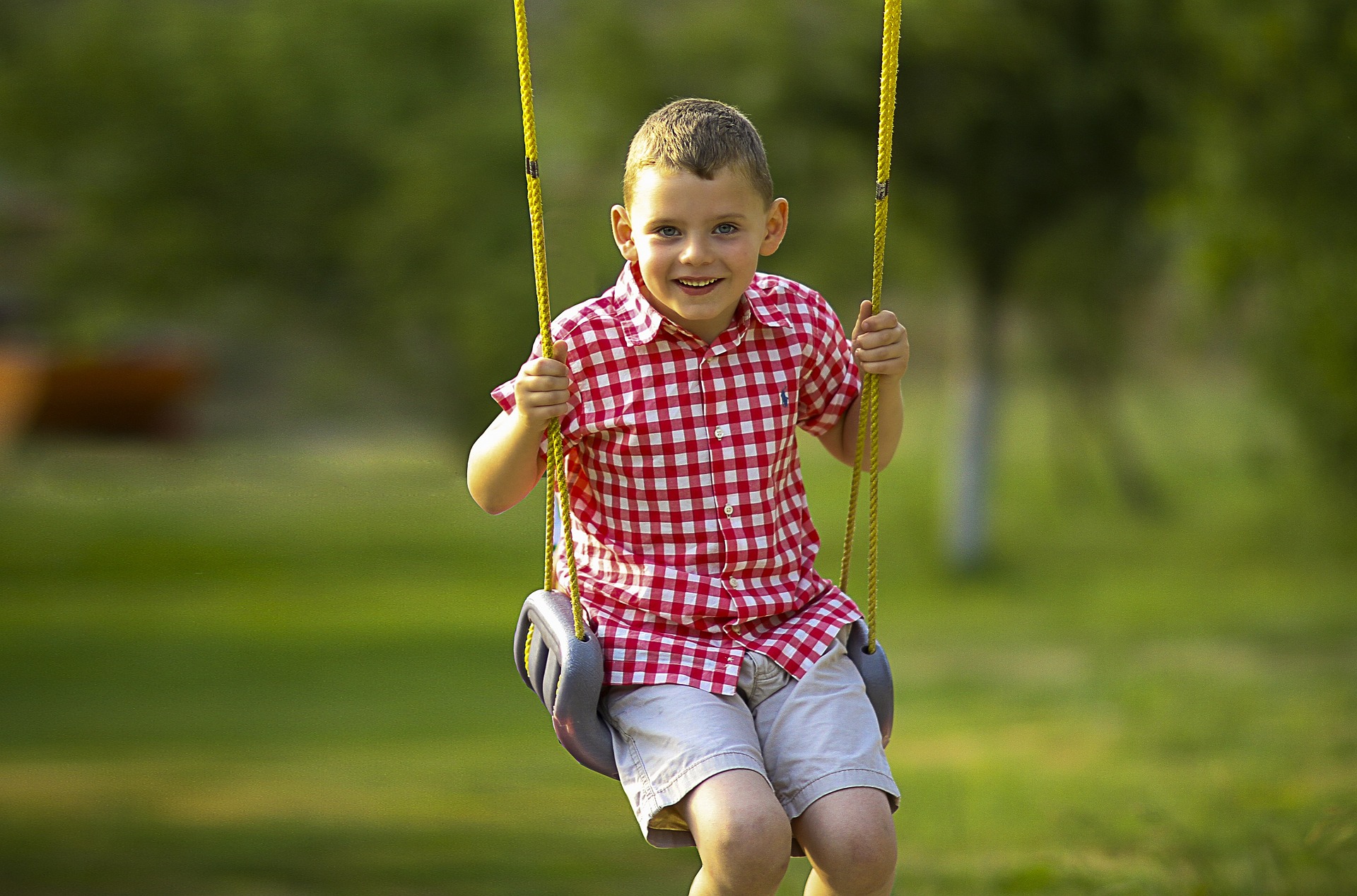 Boy on a Swing