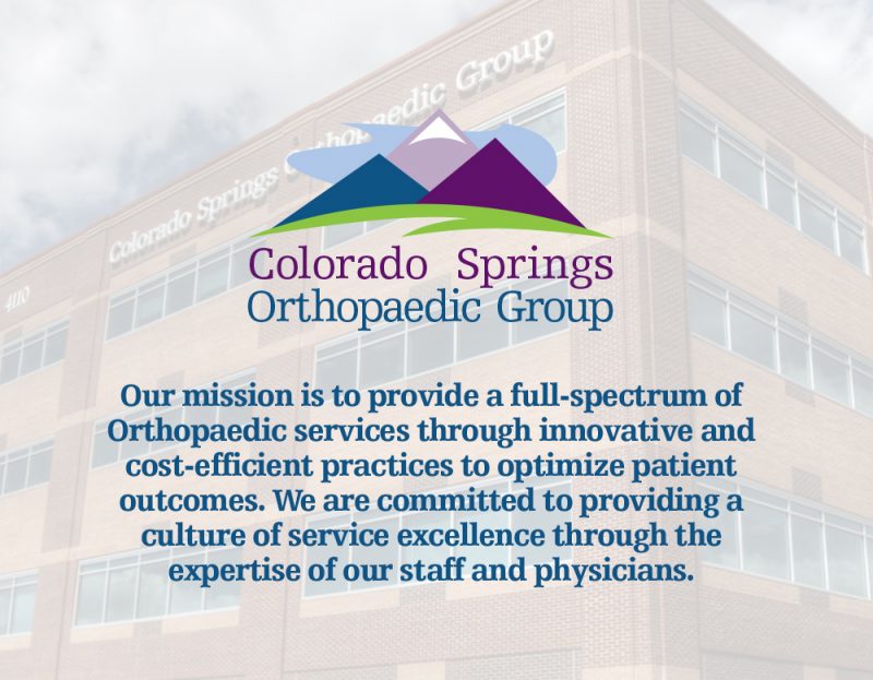 Our mission is to provide a full-spectrum of Orthopaedic services through innovative and cost-effient practices to optimize patient outcomes. We are committed to providing a culture of service excellence through the expertise of our staff and physicians.